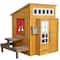 KidKraft Modern Outdoor Wooden Playhouse with Picnic Table, Mailbox & Outdoor Grill
